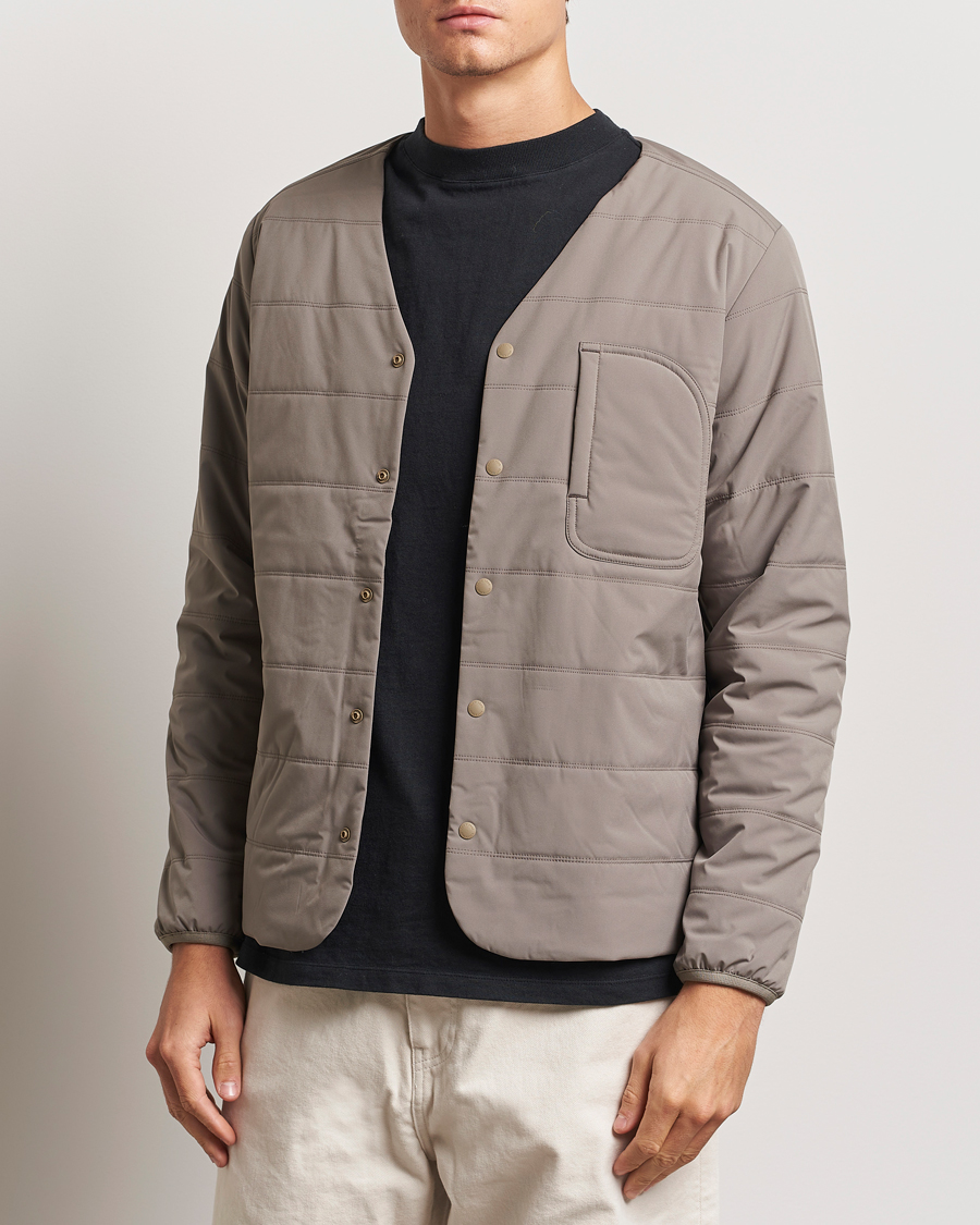 Snow Peak Flexible Insulated Cardigan Khaki at CareOfCarl.com
