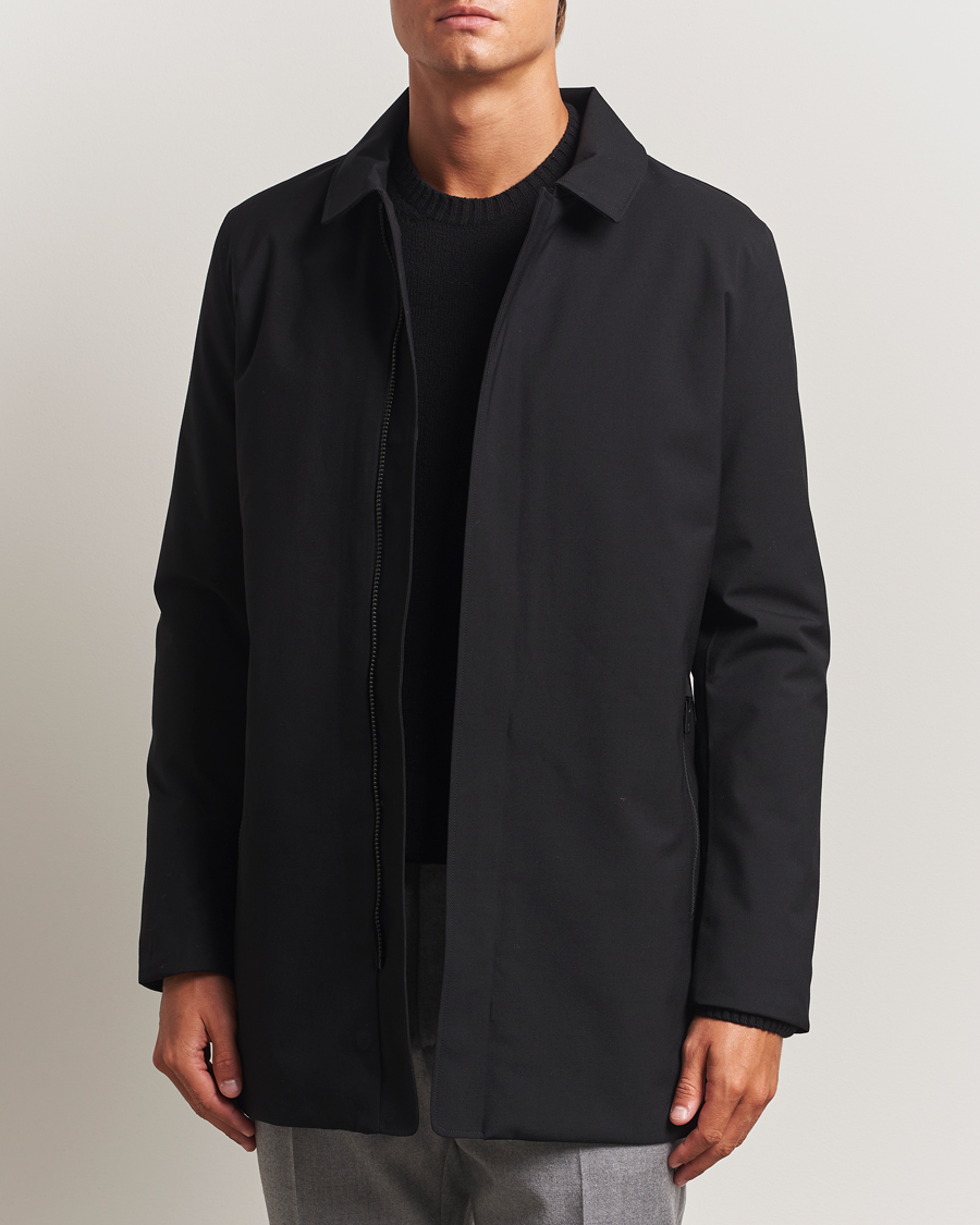 UBR Regulator Coat Savile Black Wool at CareOfCarl.com