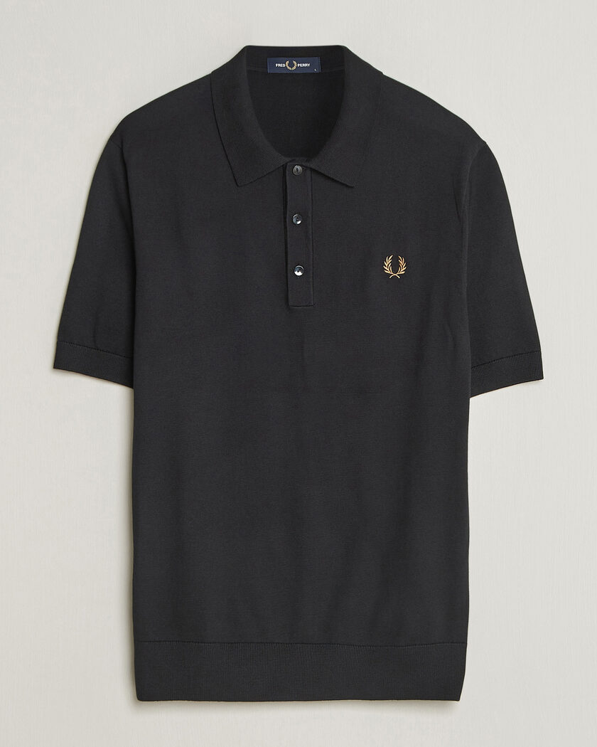 Arc'teryx Veilance Frame Short Sleeve Polo Shirt Black at