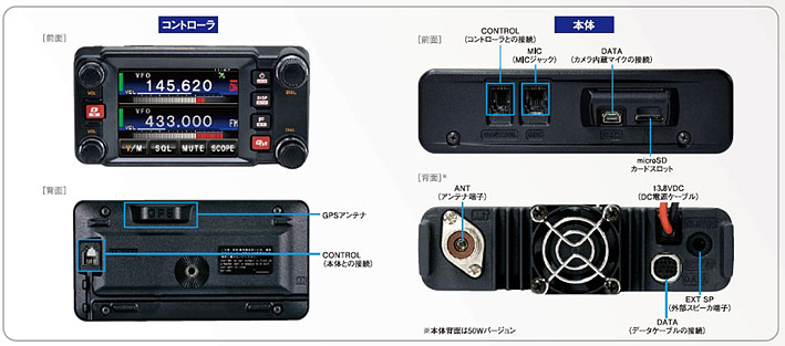 生産終了品 ＞ 144/430MHzトランシーバーFTM-400D