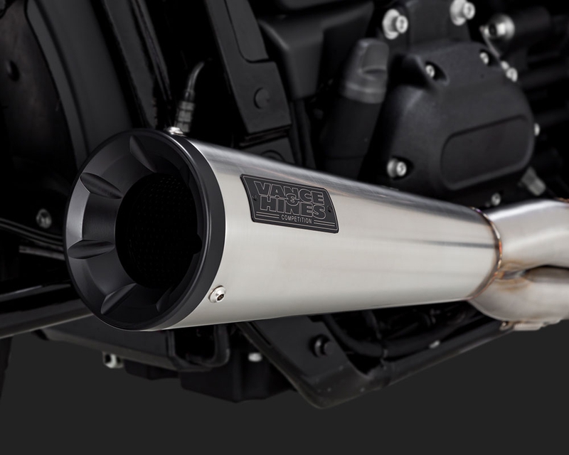 VANCE＆HINES ステンレス UPSWEEP 2in1マフラー - VANCE＆HINES