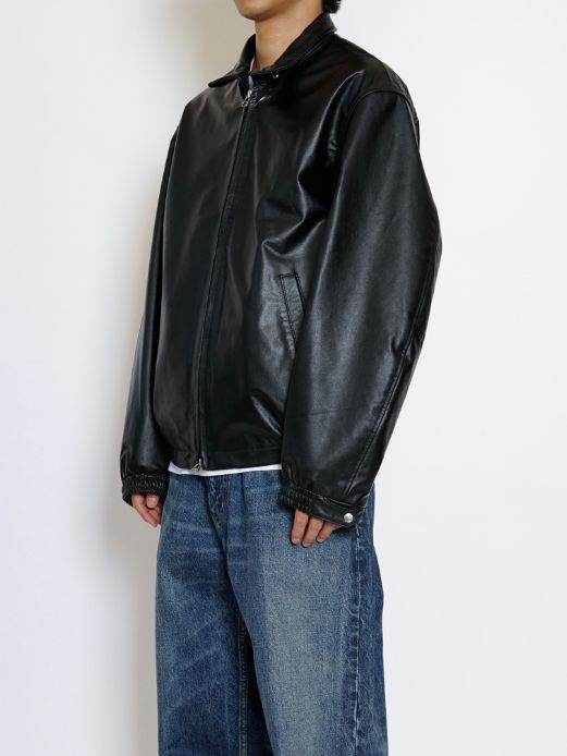 UNIVERSAL PRODUCTS - 【26SS】レザードリズラーブルゾン - LEATHER