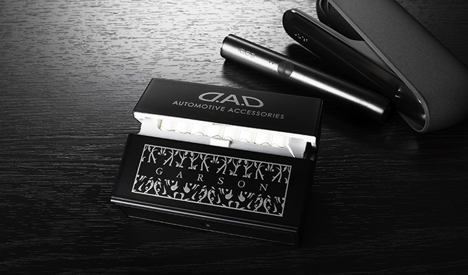 D.A.D アイコス ヒートスティック ハードケース アラベスク ゴールド