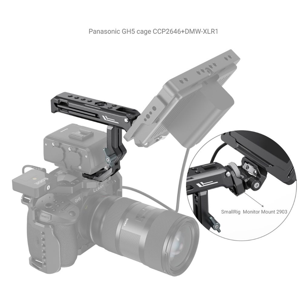 SmallRig(スモールリグ) SONY XLR-K1M/K2M/K3M&Panasonic DMW-XLR1用