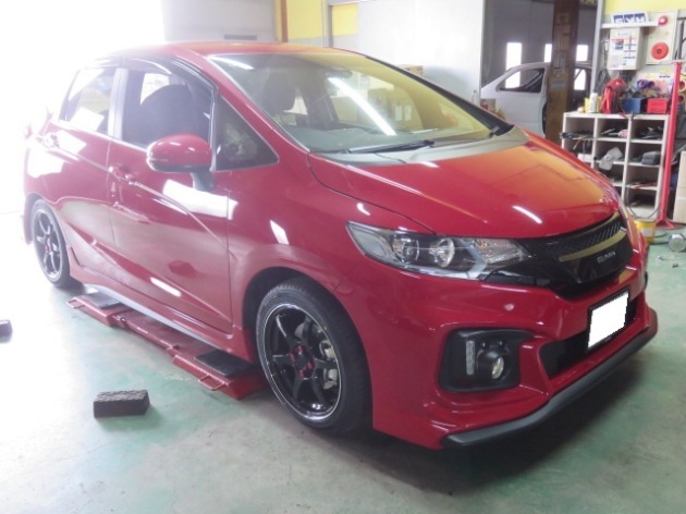 ホンダ フィットハイブリッド GP5 HKS Silent Hipower マフラー