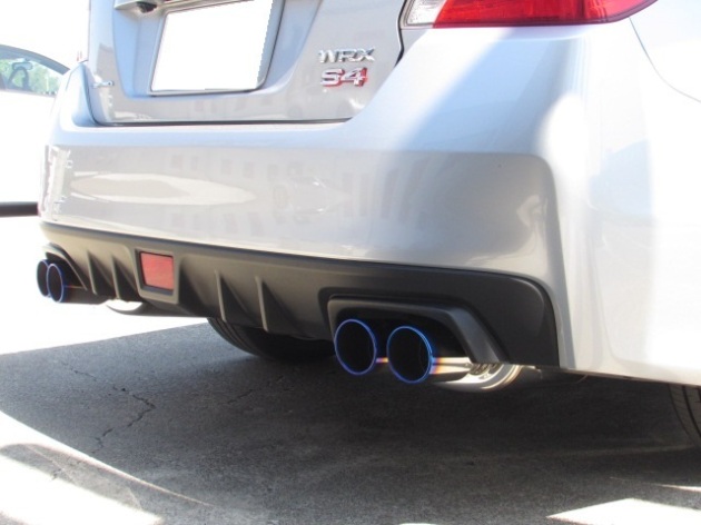 スバルWRX S4 VAGマフラー交換 4本出しリーガマックス