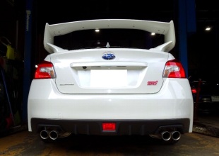 WRX STI VAB EJ20 純正マフラーに交換です！｜車のチューニング
