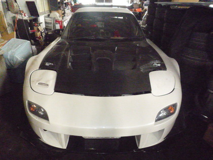 RX-7 FD3S RE雨宮 カーボンボンネット 取付！ ｜チューニング