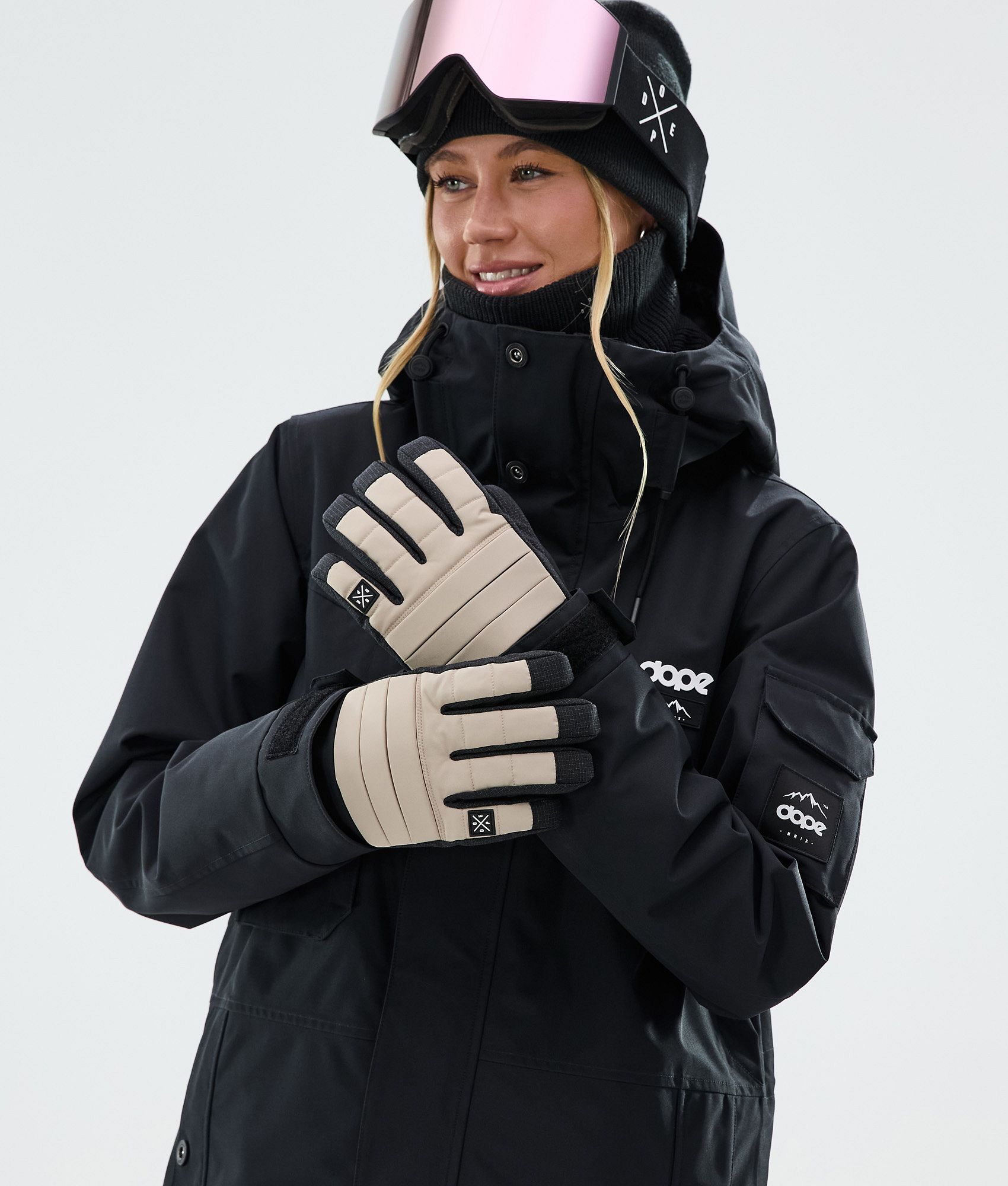 Dope Ace スキーグローブ Sand - グリーン | Dopesnow.com
