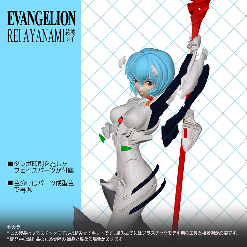 未組立プラスチックモデルキット 1/8スケール綾波レイ (エクスプラス