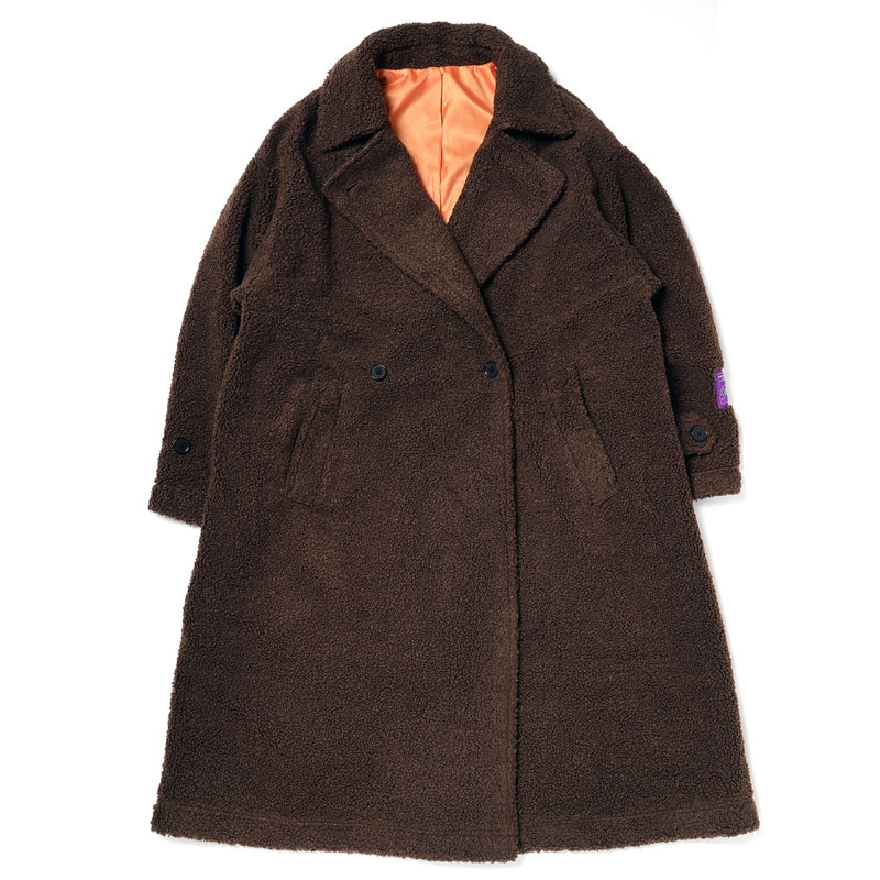 RADIO EVA A146 EVANGELION BOA CHESTERFIELD COAT/BLACK(M BLACK