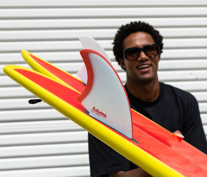 FUTURES FIN フューチャーフィン FIBER GLASS MIKEY FEBRUARY KEEL