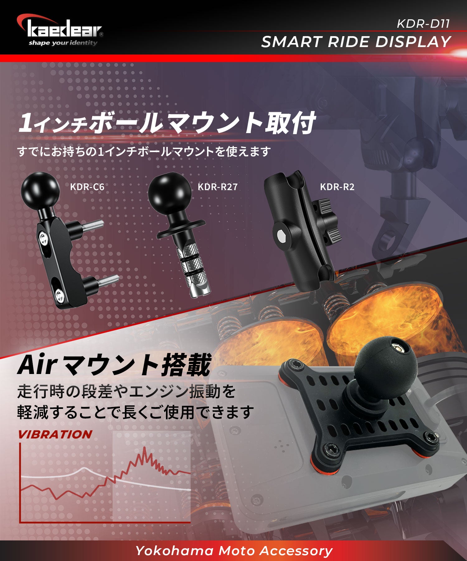 スマートライドディスプレイ KDR-D11 – 株式会社Kaedear【カエディア