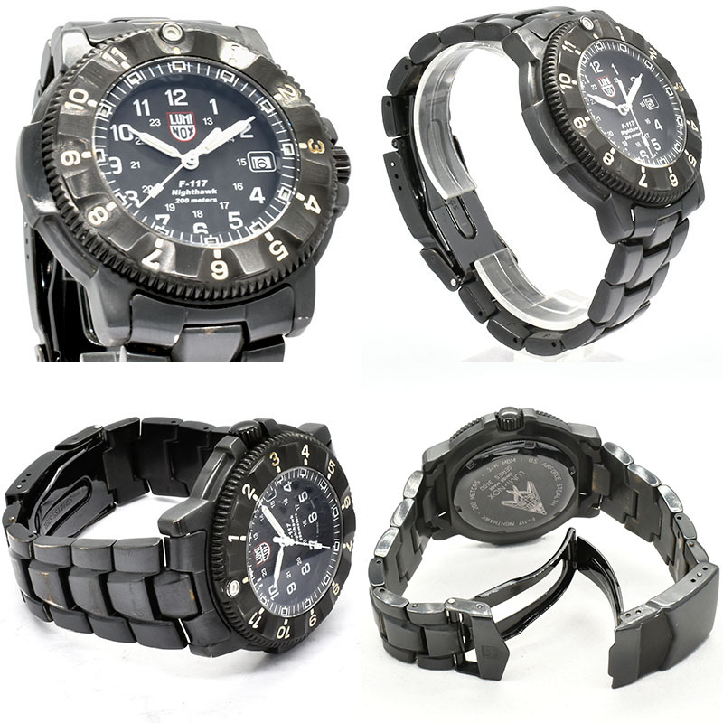 ルミノックス LUMINOX F-117 ナイトホーク 3400シリーズ 43mm クォーツ