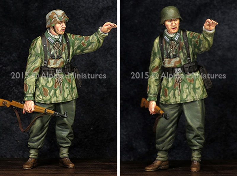 アルパイン WW2 ドイツ 擲弾兵 下士官 (スプリンター迷彩スモック) 1