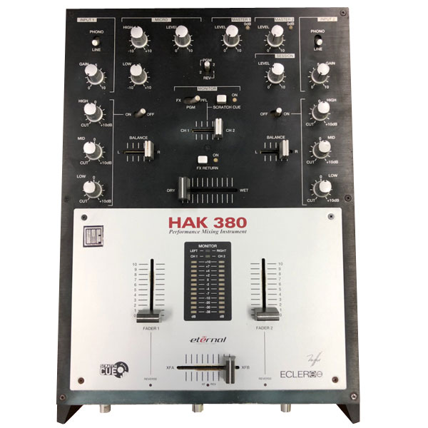 中古品】※値下げいたしました！ECLER/DJミキサー/HAK380 -DJ機材