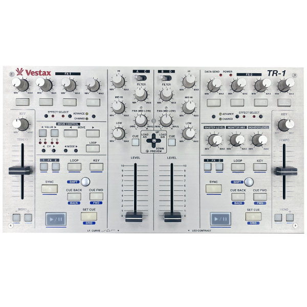 VESTAXのPCDJコントローラー、TR-1のご紹介です。