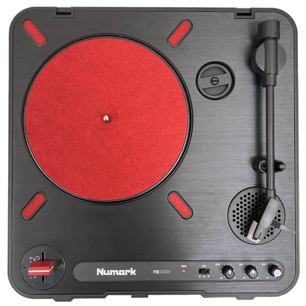 フェーダー、針カスタム済み展示品】Numark/ポータブルターンテーブル