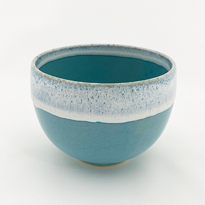 LUPICIA】丸抹茶碗 青釉白唐津流し | 茶器・オリジナルグッズ