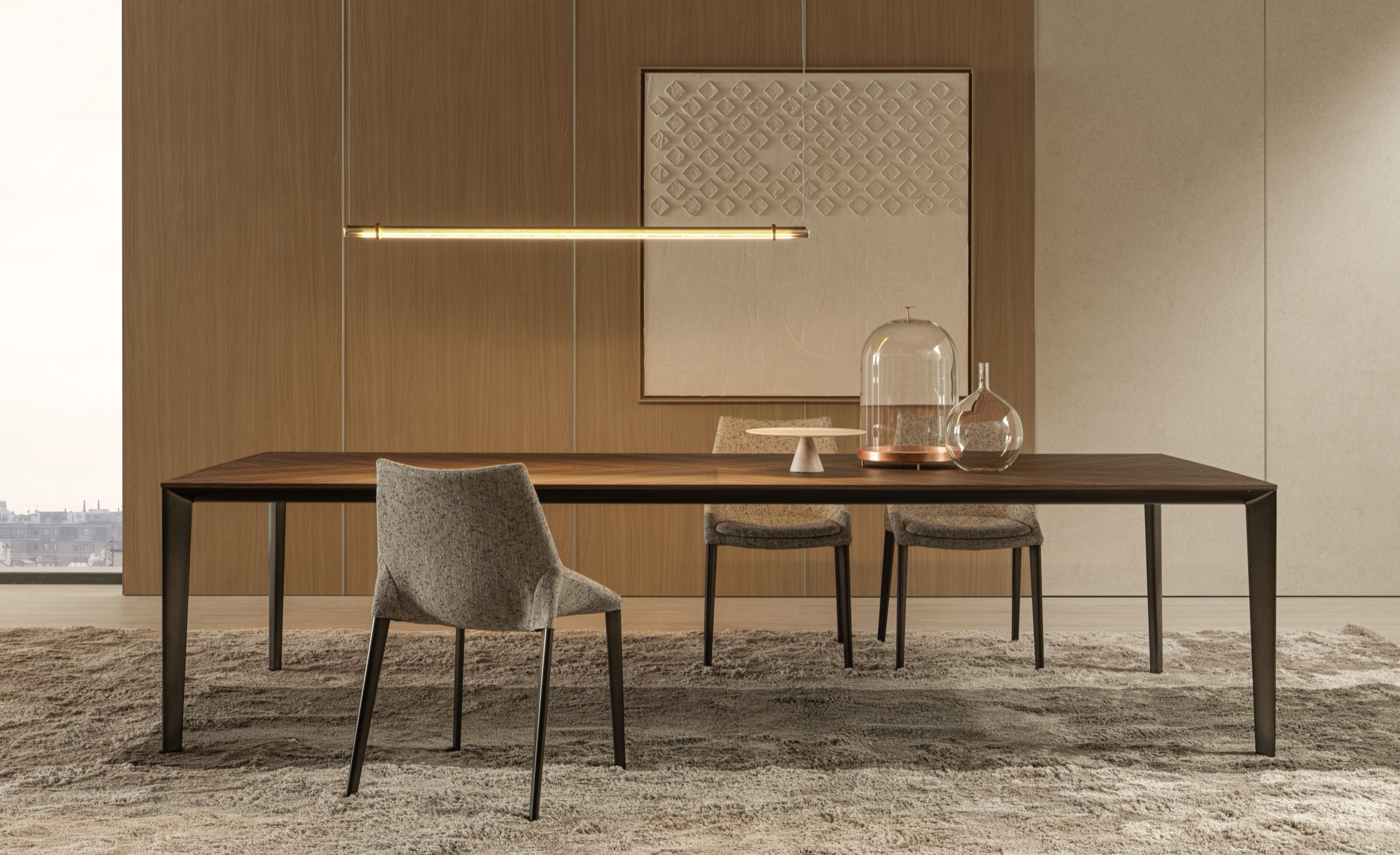 Ergonomic modern and design chair - Outline - Molteni&C