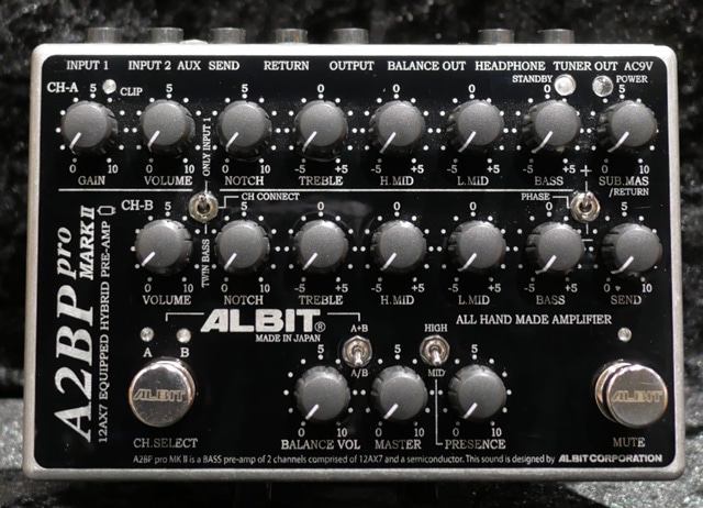 A2BP pro MARK II /2CH BASS PRE-AMP: エフェクター｜三木楽器公式通販