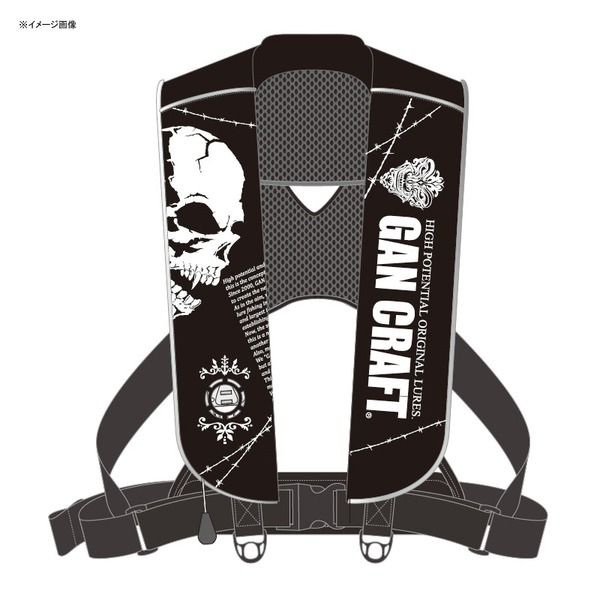 ガンクラフト(GAN CRAFT) インフレータブルデスマイルライフジャケット