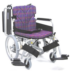 車椅子レンタル | 多機能型【幅狭タイプ】アルミ製介助用車いす | 介護