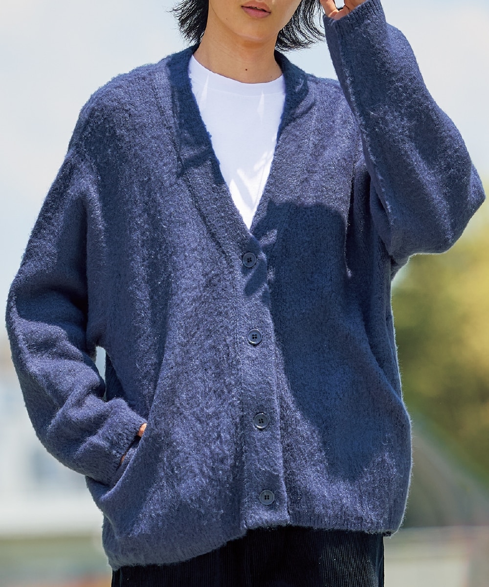 シャギーヤーンカーディガン 通販【ニッセン】