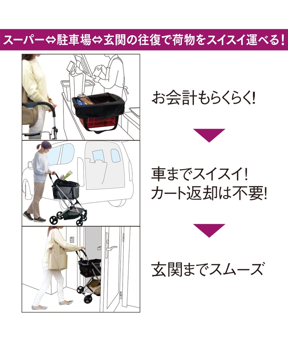 EcoCa（エコカ）ショッピングカート 通販【ニッセン】