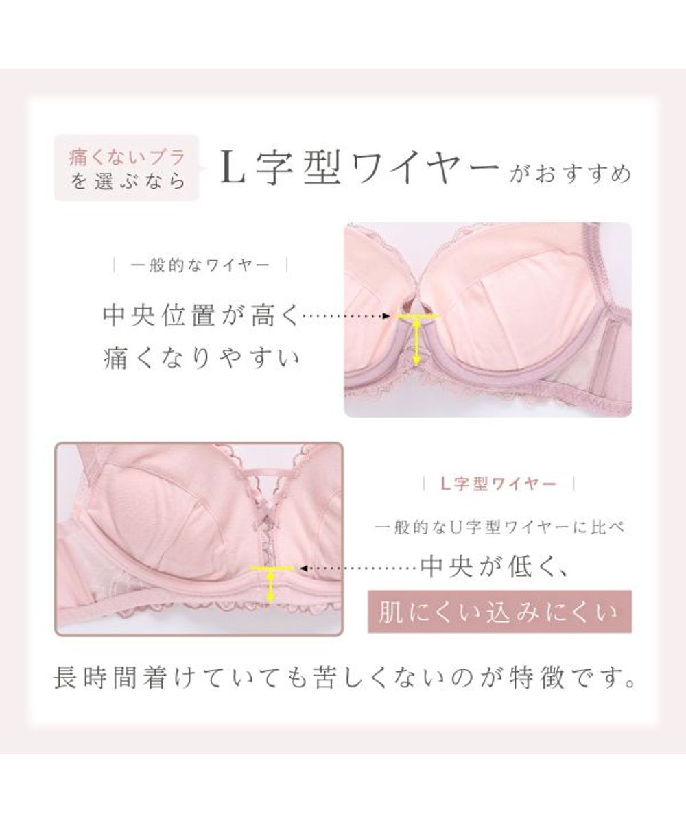 ブラジャー ショーツ セット 谷間ブラ 盛れる 寄せ 大きいサイズ