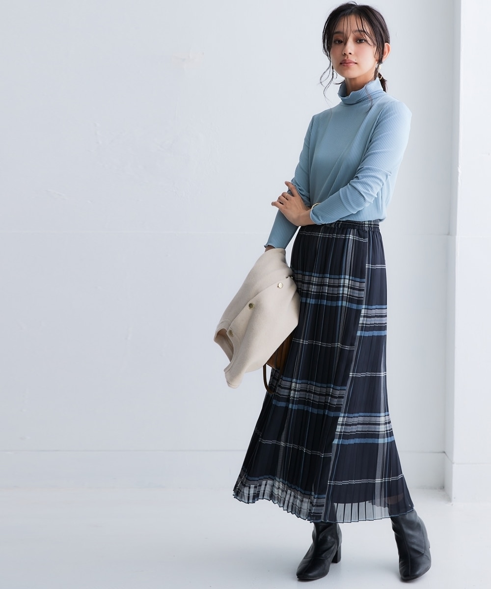シフォンプリーツロングスカート＜大きいサイズ有＞ 通販【ニッセン】