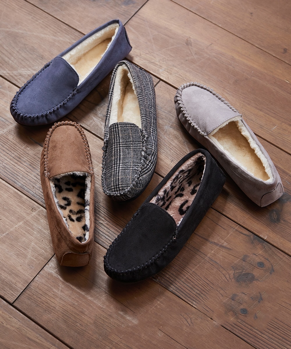 エコファーシンプルモカシンシューズ（ワイズ3E） 通販【ニッセン】