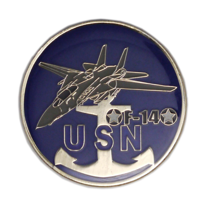 米軍グッズ チャレンジコイン アメリカ海軍 F-14 TOP GUN SANKICHI