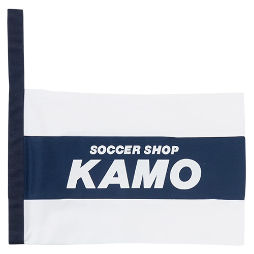 KAMOオリジナル シューズケース 白×紺×白×白／サッカーショップKAMO