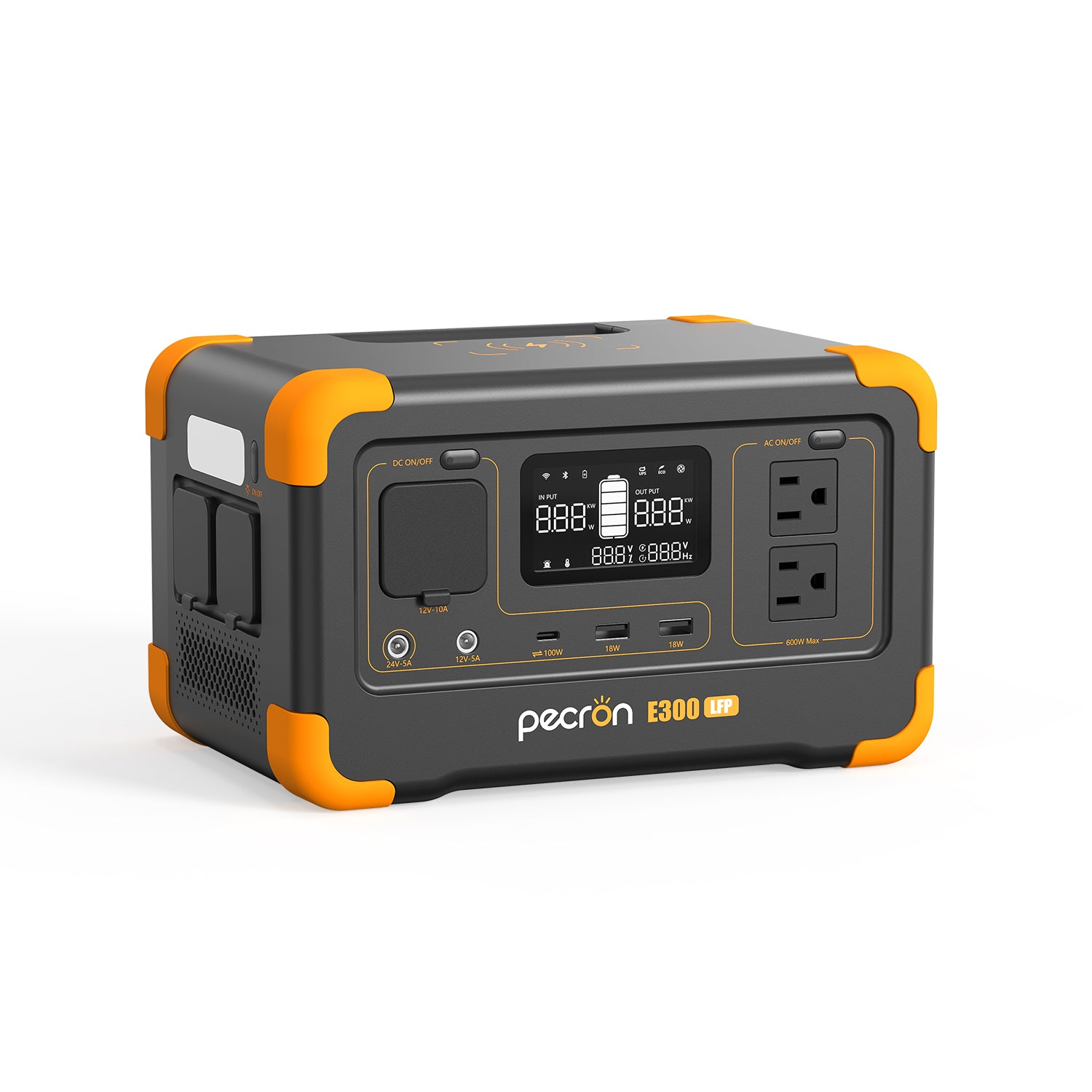 PECRON E500LFP ポータブル電源｜576Wh・600W｜UPS機能・アプリ操作