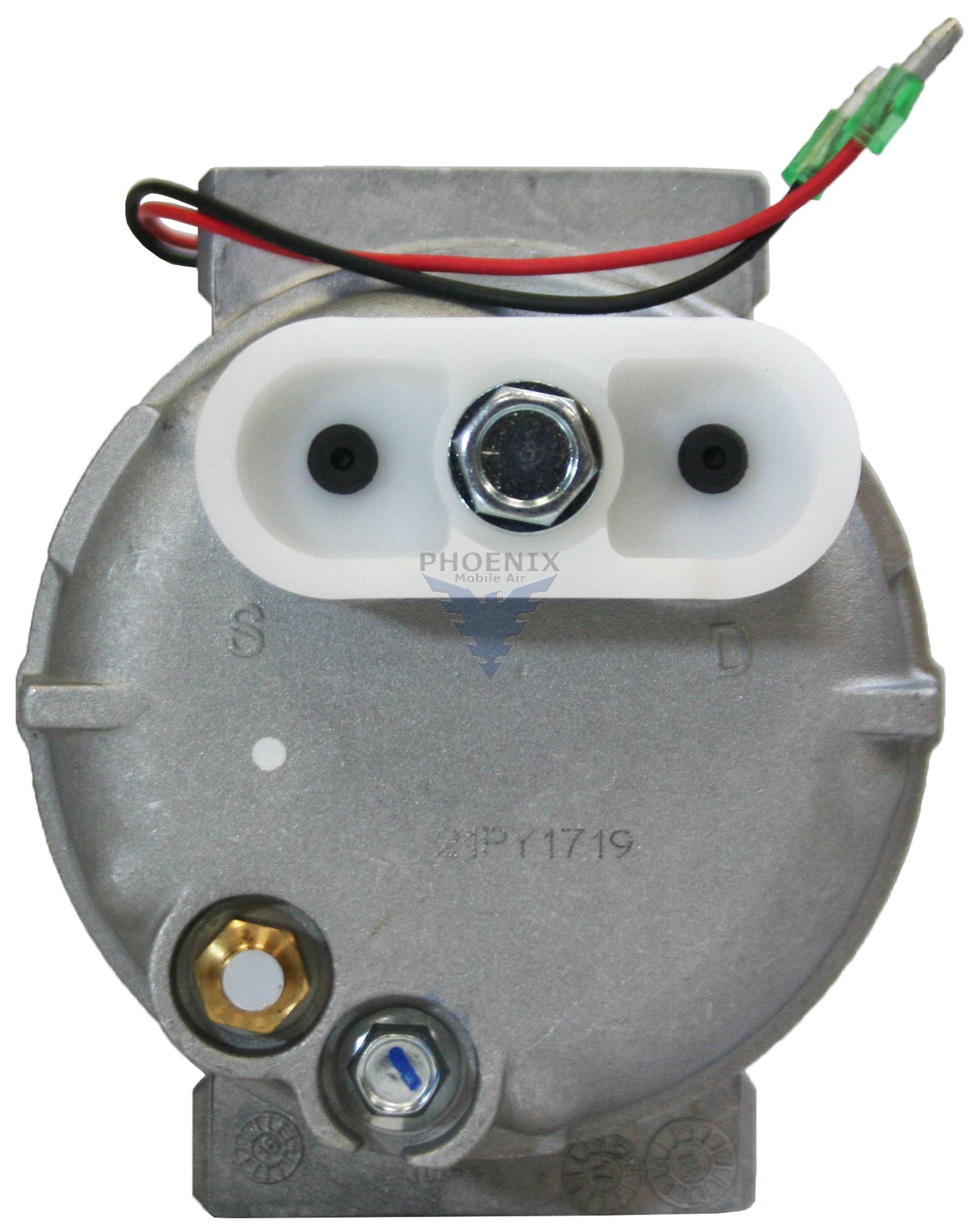 600-60540Q -Compressor QP21 PV8 141mm 12V 3 Eye 2 wire Direct