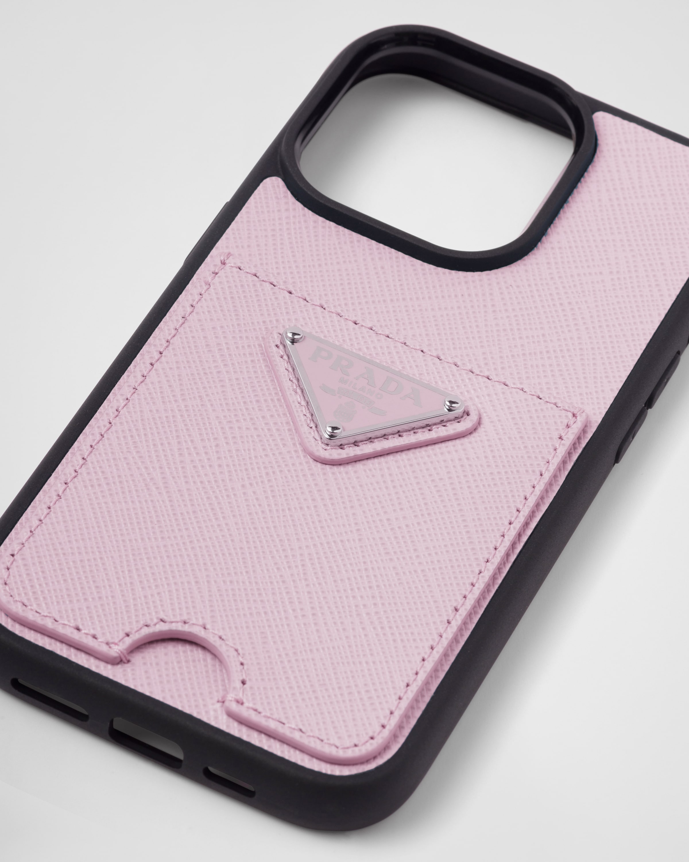 プラダ PRADA iPhone14pro ピンク ケース