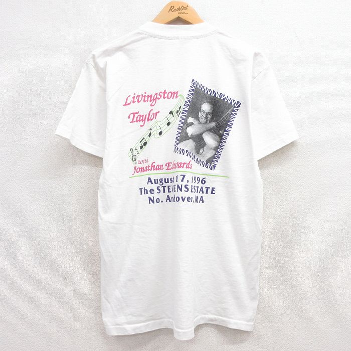 古着通販 M☆古着 半袖 ビンテージ ロック バンド Tシャツ メンズ 90