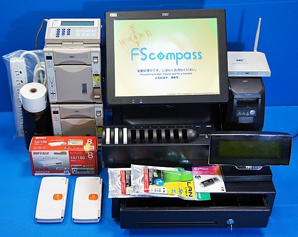 中古ポスレジ販売ドットコム】東芝テック 東芝TEC QT-100 飲食店用 HTL