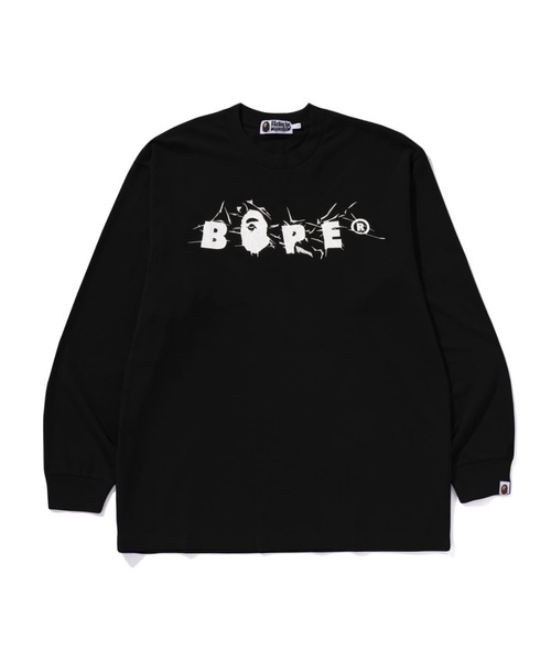 A BATHING APE（アベイシングエイプ） tシャツ WRINKLE BAPE LOGO