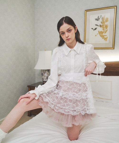 Lovilyn ワンピース 推し活チュールエプロンワンピース : ZOZOTOWN