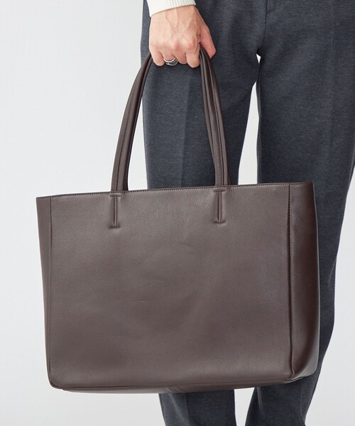 SHIPS（シップス） トートバッグ SHIPS: スマート レザー トートバッグ