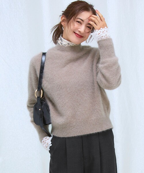 23区（ニジュウサンク） ニット セーター フォックスカシミヤファー