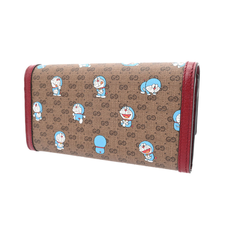 グッチドラえもんコラボ ベージュ/レッド ゴールド金具 レディース GG