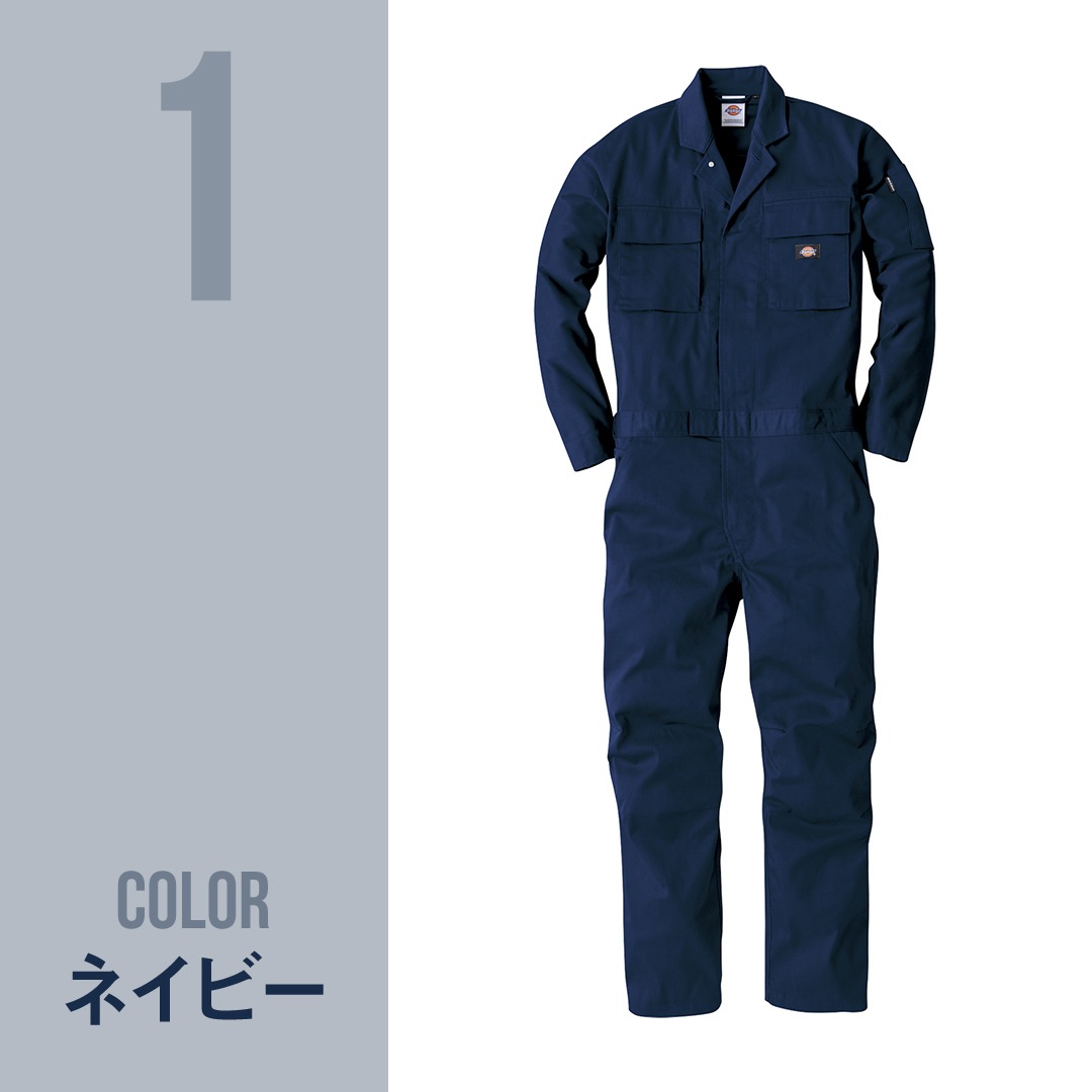 Dickies ディッキーズ D766 つなぎ 長袖 ストレッチ チノ 秋冬 メンズ