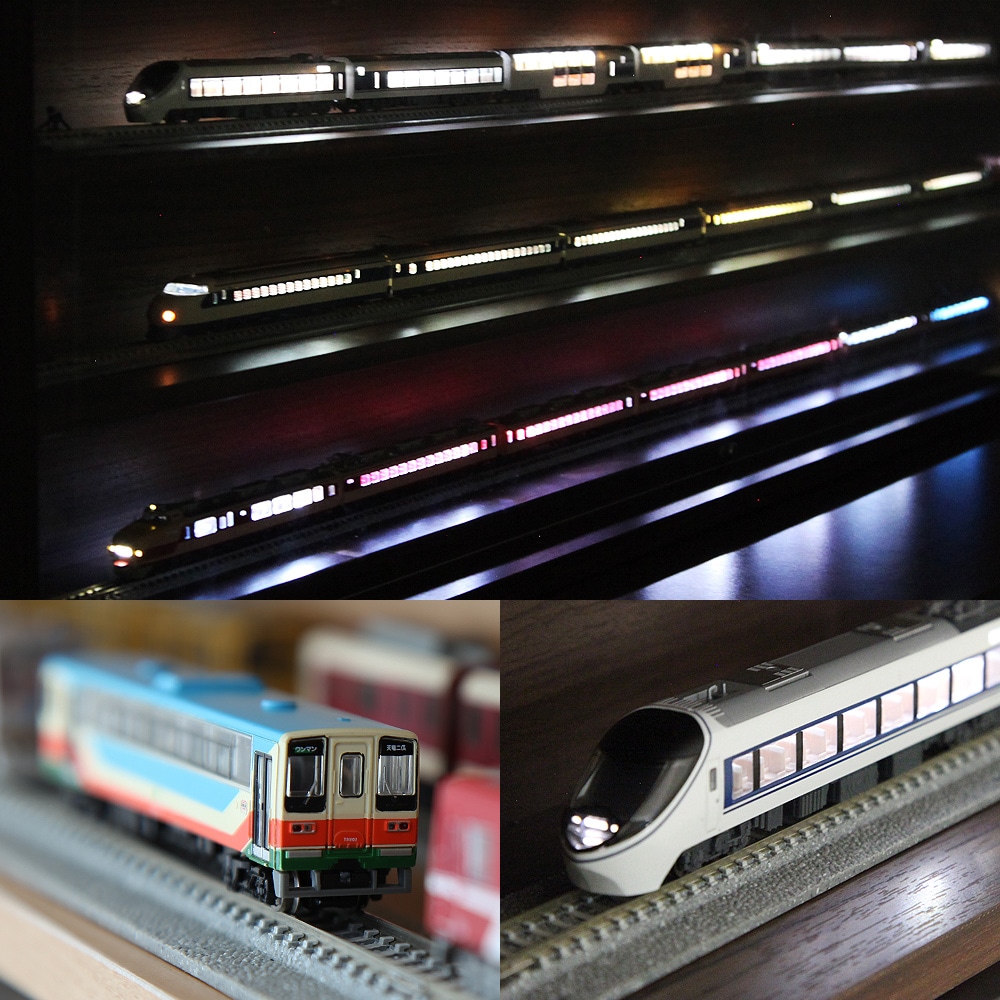 Nゲージ・HOゲージ対応鉄道模型ディスプレイケース 日本製 幅113cm