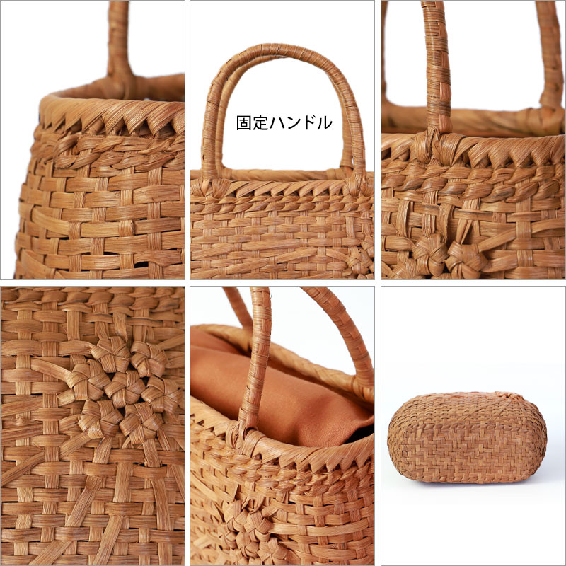 山葡萄 かごバッグ 1年保証付き 内布付き 山ぶどう やまぶどう 蔓 天然