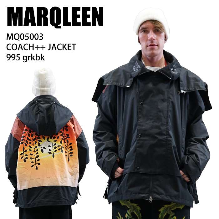 MARQLEEN マークリーン MQ05003 COACH++ JACKET 995 grkbk 24-25