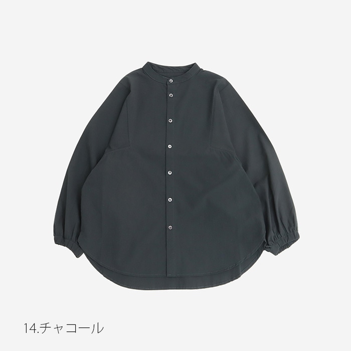 NARU(ナル) 近江晒50sブロード 袖ボリュームシャツ 652900 | TOPS