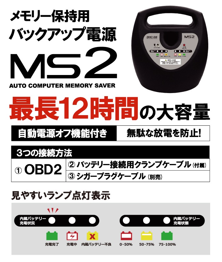 バックアップ電源 MS2